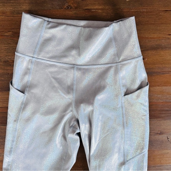 FABILETICS Oasis PureLuxe High-Waisted Leggings Silver - Picture 11 of 12